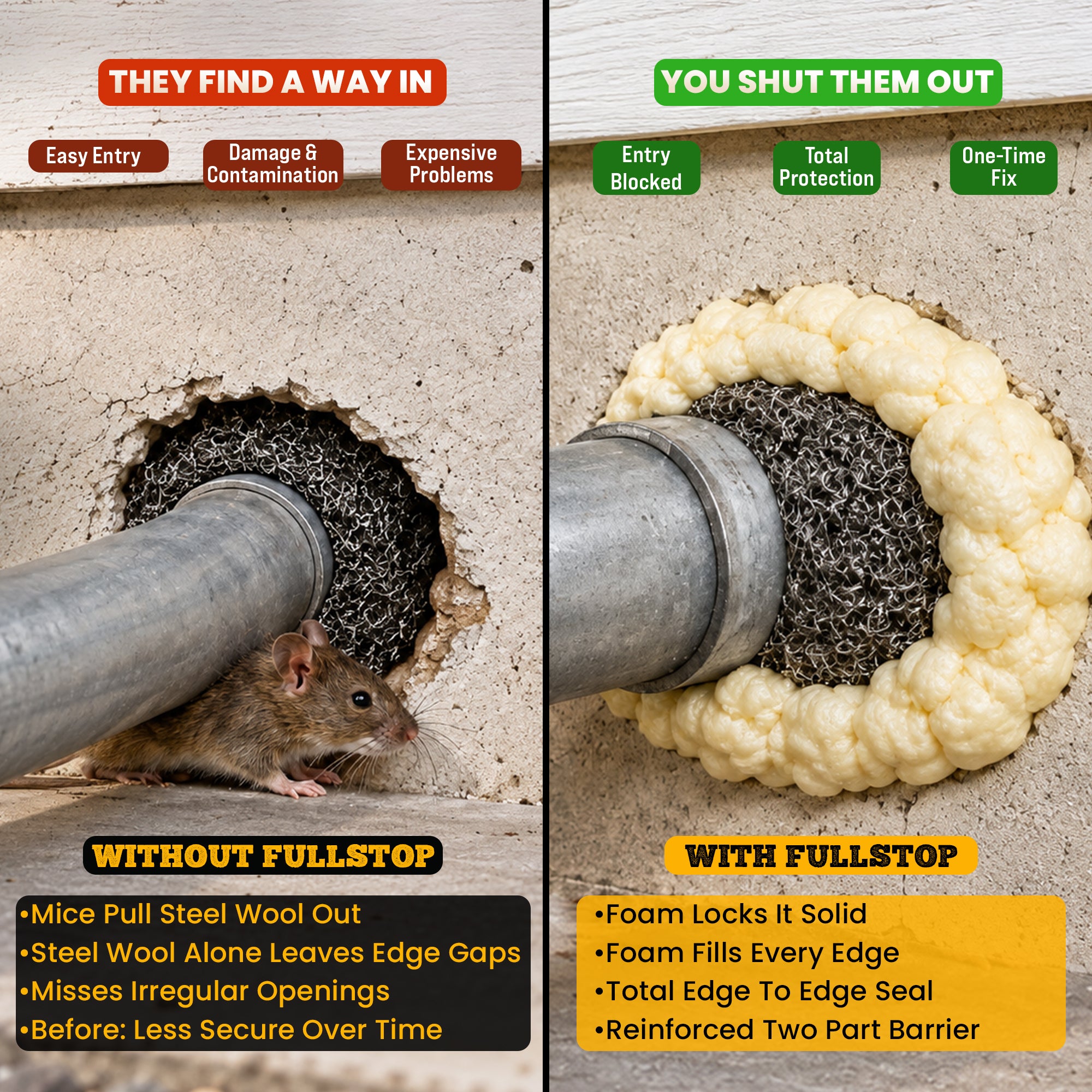 BEEST FullStop™ Pest Block Foam