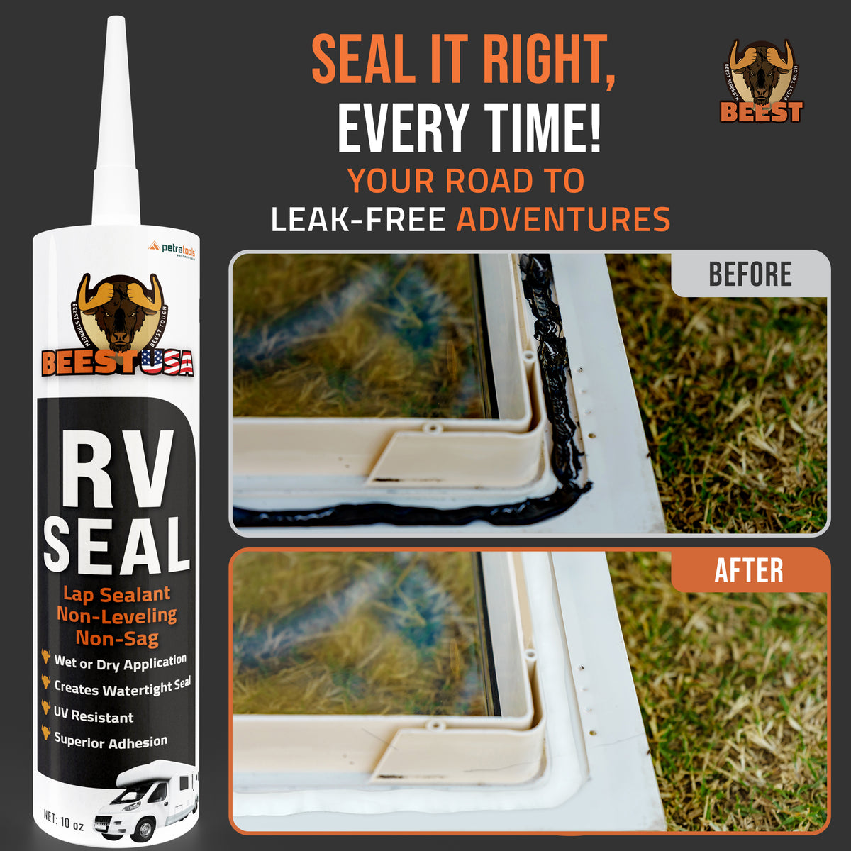 BEEST Lap Sealant (Non-Leveling Tube)