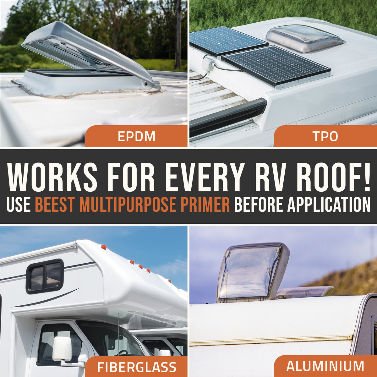 BEEST RV Roof Sealant (Liquid Rubber Coating)