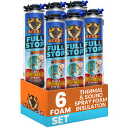 6 Pack - FullStop Foam Insulation Cans