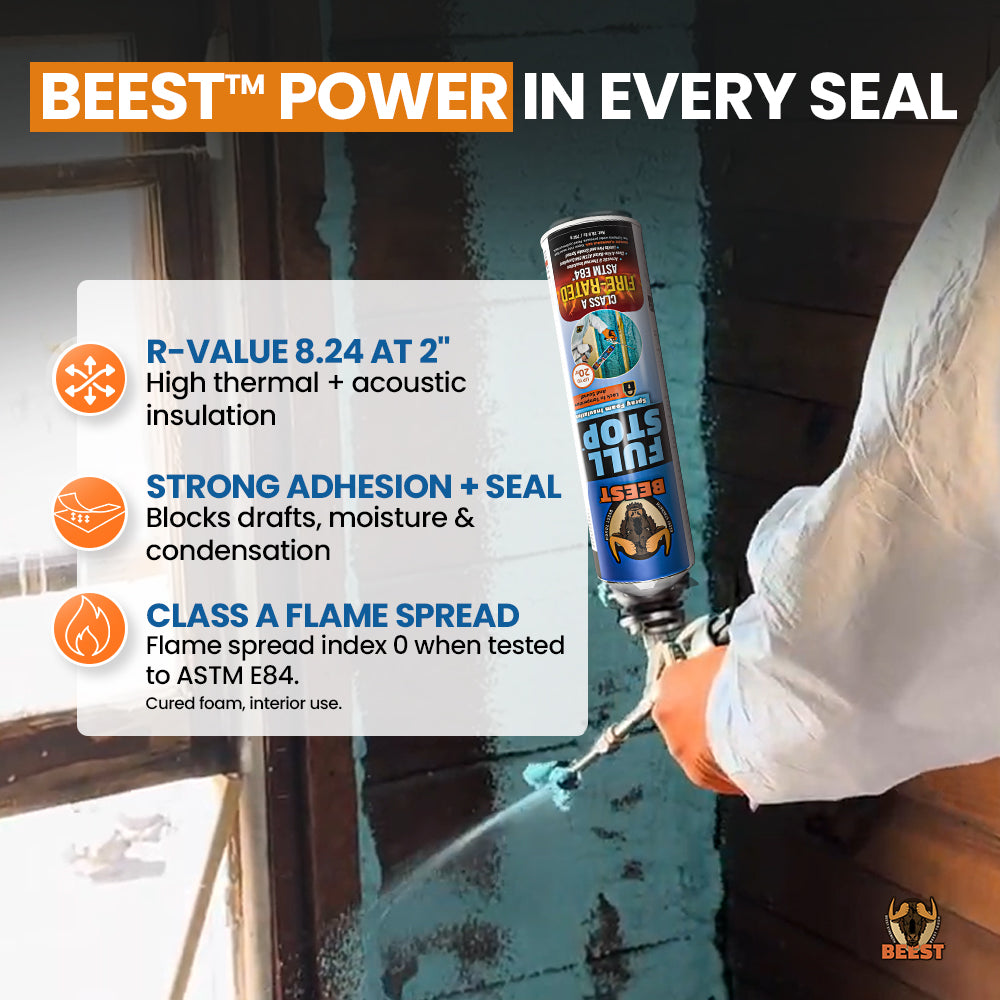 36 Pack - FullStop™ Spray Foam Insulation Kit